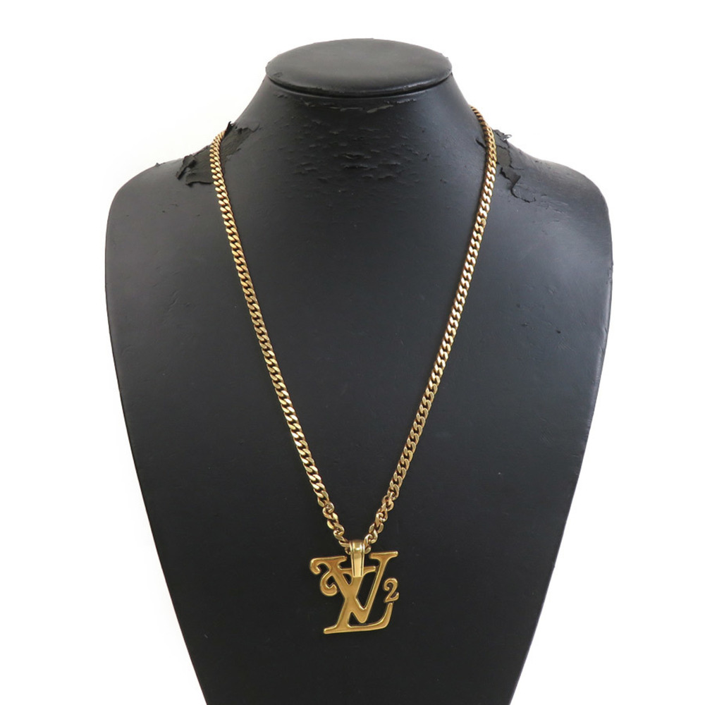 LOUIS VUITTON Gold Necklace - Picture 7 of 8